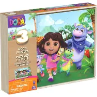 Top 1 Toys Dora 3pack Houten Puzzel In Houten Doos (3x24 Stukjes)