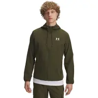 Under Armour Stretch Woven Windbreaker Groen Wit