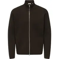 Only & Sons Gebreid vest 'ONSBlake' donkerbruin