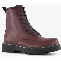 Blue Box dames veterboots bordeaux rood maat 41
