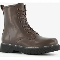 Blue Box dames veterboots bruin maat 37