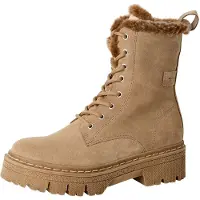 Tamaris Veterlaarsjes donkerbeige