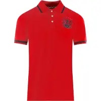 Aquascutum Tipped Aldis Red Polo Shirt