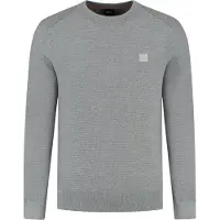 Hugo Boss Anion S Ronde Hals Trui in Grijs