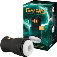 You2Toys Gyro - automatische draaiende en vibrerende masturbator - zwart