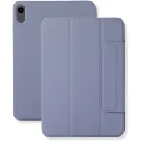 Lunso Geschikt voor iPad 11 inch (2025) A16 - Tri-Fold Bookcase hoes - Paars