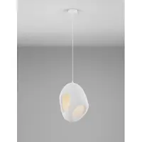 Lyora Natuurlijke hanglamp Tempus wit 40cm
