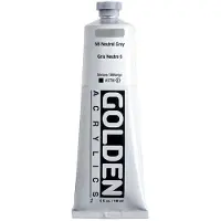 Golden Heavy Body Acrylverf N6 Neutraal Grijs 148 ml