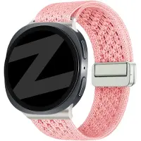 Bandz Vintage nylon bandje geschikt voor Samsung Galaxy Watch 8 (40mm, 44mm) en Galaxy Watch 8 Classic (46mm) – stevig en ademend horlogebandje met retro uitstraling