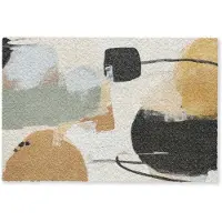 MuchoWow Deurmat 60x40 cm - Droogloopmat Paint - Abstract - Kleuren - Mat voor binnen - Schoonloopmat - Deurmatten met print - Inloopmat
