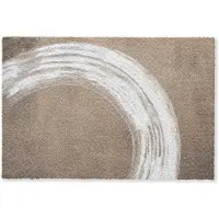 MuchoWow Deurmat 60x40 cm - Droogloopmat Verf - Bruin - Japandi - Mat voor binnen - Schoonloopmat - Deurmatten met print - Inloopmat