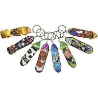 Duckiez Sleutelhanger Skateboard - 12 stuks