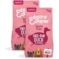 Edgard & Cooper 2x Hondenvoer Puppy Scharrelkip - Scharreleend 7 Kg