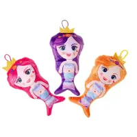 Duckiez Pluche Super Soft Zeemeermin Met Gouden Kroon - 24 stuks
