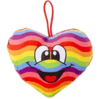 Duckiez Pluche Super Soft Regenboog Hart S - 24 stuks