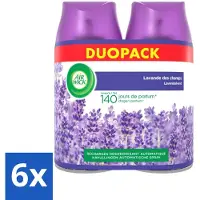 Air Wick 6 x Freshmatic - Luchtverfrisser Navulling - Pure Fresh Lavendel - Bundel - 2x250ml - Luchtverfrisser - Lavendelgeur - Freshmatic - Geurverspreider - Geurnavulling