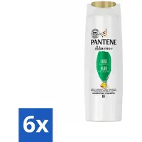 Pantene 6 x - Shampoo - Glad & Zijdezacht - Voedt en Versterkt - Voor Pluizig Haar - 225 ml - Shampoo - Pluizig Haar - Zijdezacht Haar - Voeding Haar - Versterking Haar