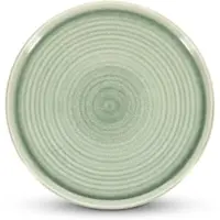 Salt & pepper Dinerbord Cameo Green / Dark Brown 27,5 cm (Set van 4)