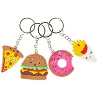 Duckiez Sleutelhanger Fastfood - 12 stuks