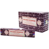 Ancient Wisdom Satya - golden sunrise - wierook - wierookstokjes - doos 12 stuks van 15 gram