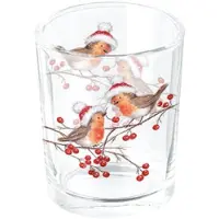 Ambiente Theelicht Christmas robins