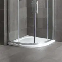 Eastbrook Volente douchebak 80x80cm kwartrond composiet wit