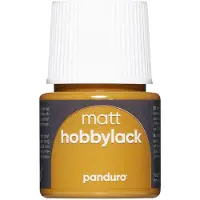 Panduro Hobbylak mat - 45 ml - oker