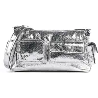 Michael Kors Small Pocket Xbody Bag Silver Maat: OS | Schoudertassen Outlet | Dames | Zilver