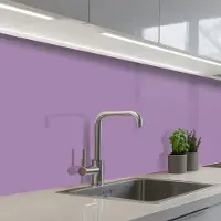 KitchenYeah Keuken achterwand 250x60 cm - Spatscherm zelfklevend Interieur - Paars - Kleuren - Paarse - Kleur - Effen - Muurbeschermer - Spatwand fornuis