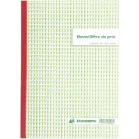 Exacompta Doorschrijfpapier prijsofferte 29,7x21cm 50 bladen triple zelfkopiërend - - 13146E