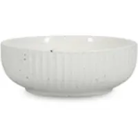 Salt & pepper Kom Ora Gloss White / Black 15,5 cm (Set van 4)