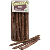 100% 100%-Herten-sticks-hondensnacks- 10 x 70 gram