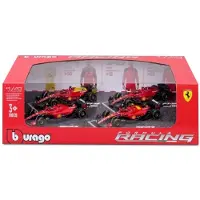 Bburago Burago Ferrari F1 #16 CHARLES LECLERC en CARLOS SAINZ - 4 CAR SET