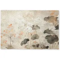 MuchoWow Deurmat 60x40 cm - Droogloopmat Bloemen - Japandi - Wabi sabi - Mat voor binnen - Schoonloopmat - Deurmatten met print - Inloopmat