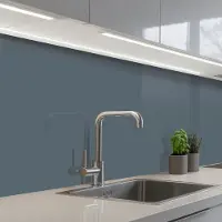 KitchenYeah Keuken achterwand 150x60 cm - Spatscherm zelfklevend Kleuren - Blauw - Interieur - Muurbeschermer - Spatwand fornuis