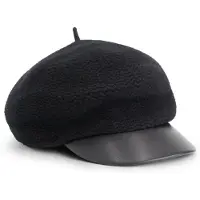 MGO Leisure Wear MGO Mandy Dames - Cap - Wol - Zwart