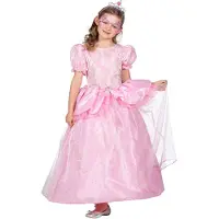 Coppens Prinsessen jurk roze - 100 pct polyester - Sprookjes | Maat 140