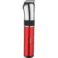 Surker Haar En Baard Tondeuse SK-7201 - Waterdicht - Oplaadbaar - Rood/Zilver