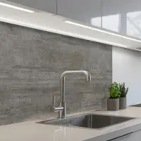 KitchenYeah Keuken achterwand 80x60 cm - Spatscherm zelfklevend Structuur - Beton print - Steen - Patronen - Muurbeschermer - Spatwand fornuis