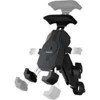 Phreeze GSM Houder Fiets - Anti-Diefstal - Stuurbevestiging - Waterdicht - 360 Graden Draaibaar - Universeel - Zwart