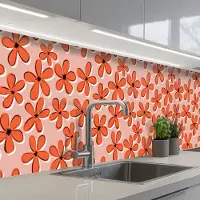 KitchenYeah Keuken achterwand 300x60 cm - Spatscherm zelfklevend Patronen - Vintage - Bloem - Muurbeschermer - Spatwand fornuis
