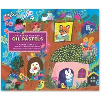 Eeboo - Oil Pastels 36 pcs - Yumi's Mushroom House (EPAS174)
