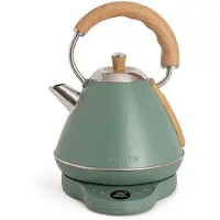 Create - Elektrische waterkoker 1 L met temperatuurregeling - Sage - KETTLE RETRO PRO