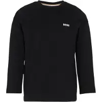 BOSS longsleeve zwart Jongens Katoen Ronde hals Effen - maat 128