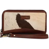 Bag2Bag Leren Portemonnee met Koeienhuid Porto Cognac