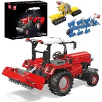 Mould King Mouldking 17064 - Trekker Oldtimer - Landbouw - Tractor - RC - Bestuurbaar - Bouwset - 1857 onderdelen
