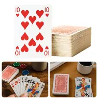 Cheqo Speelkaarten Rood En Blauw - Poker Speelkaarten - Speelkaarten Set - Speelkaarten Voor Pokeren - Spelkaarten - Kaartspel