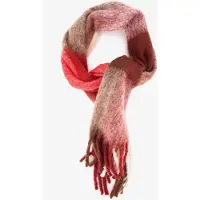 Scapino Geblokte dames sjaal bordeaux