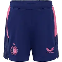 Castore Feyenoord Trainingsbroekje 2025-2026 Kids Donkerblauw Roze