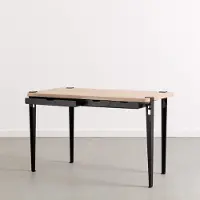 TIPTOE Monochroom Bureau Certified Wood | Graphite Black